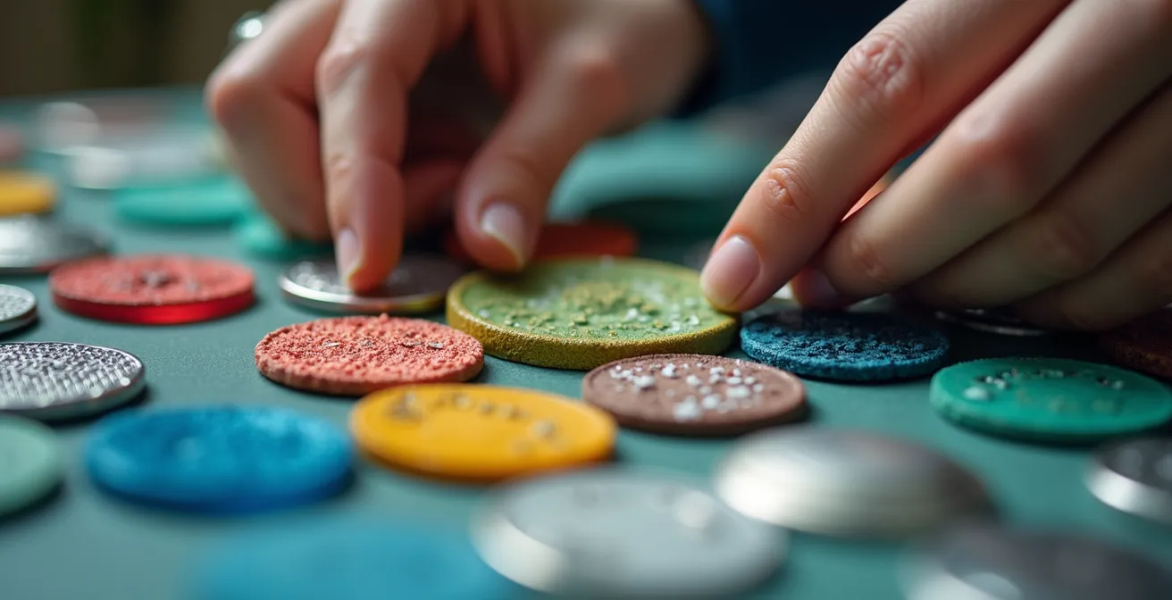 Makroaufnahme einer strukturierten Analyse von digitalen Ressourcen