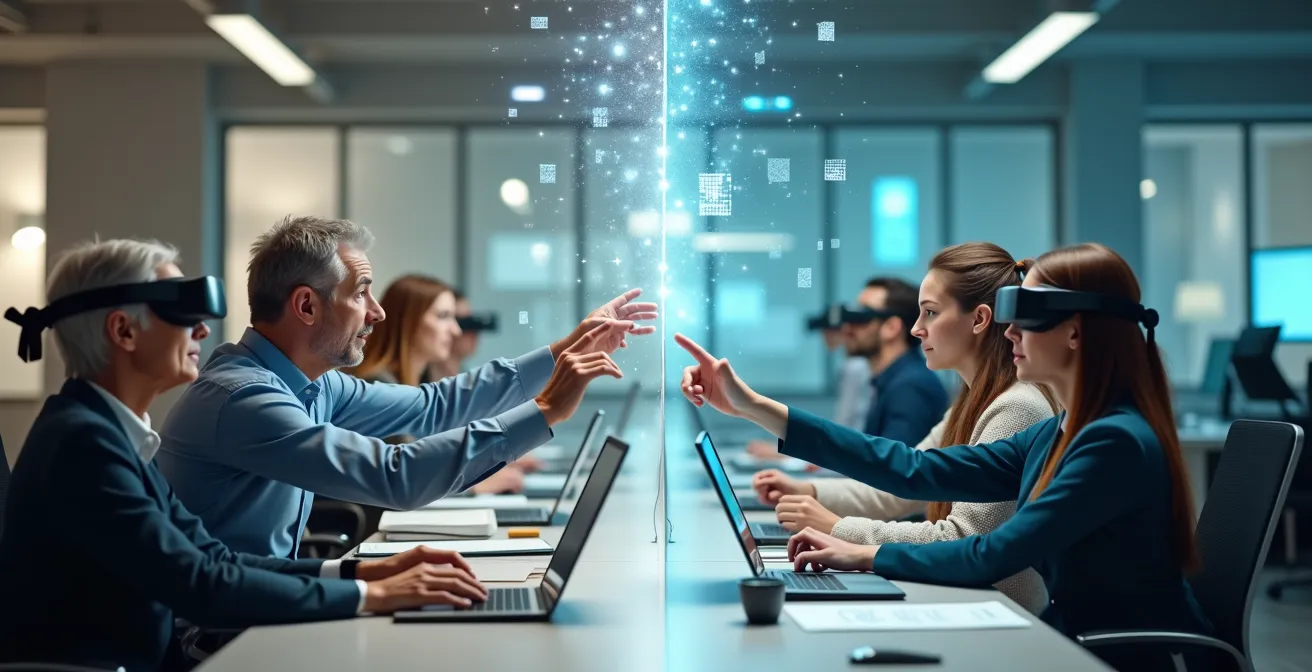 Visualisierung der digitalen Spaltung zwischen Stadt und Land in Deutschland