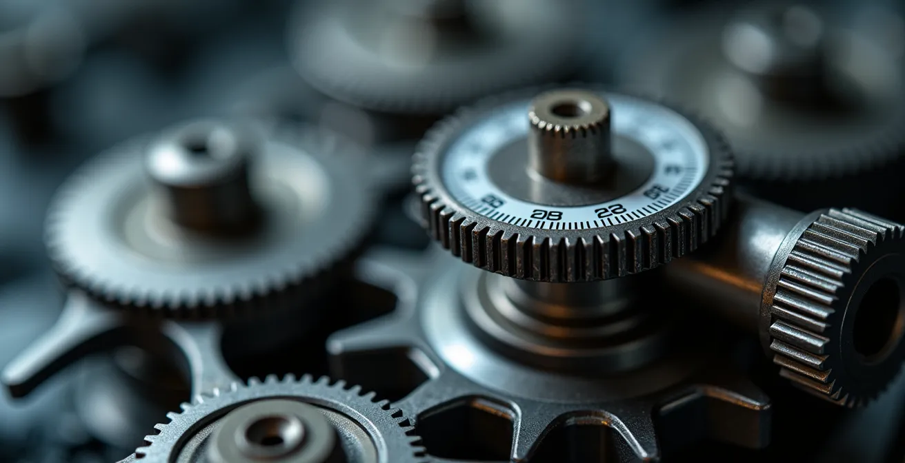 Abstrakte Darstellung einer Brücke zwischen Vision und messbaren Kennzahlen