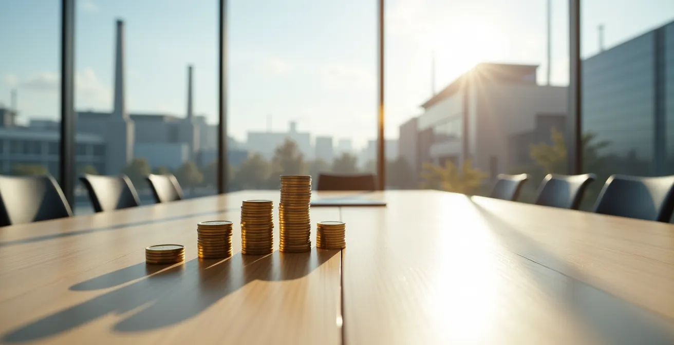 Visuelle Darstellung der Zero-Based-Budgeting Methode für KMUs